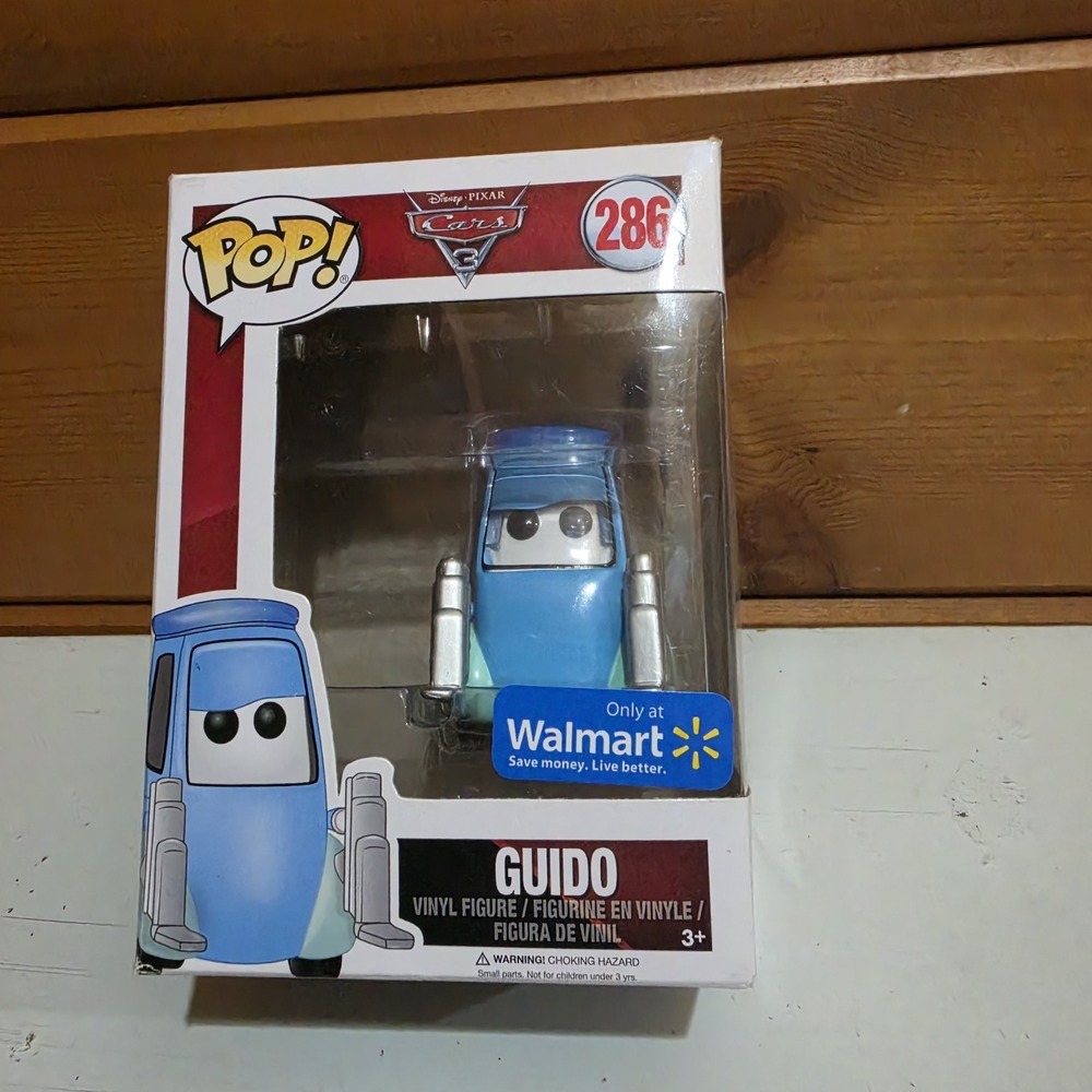 Funko Pop Disney Pixar Guido #286 Walmart Exclusive Vinyl Figure Very Rare HTF